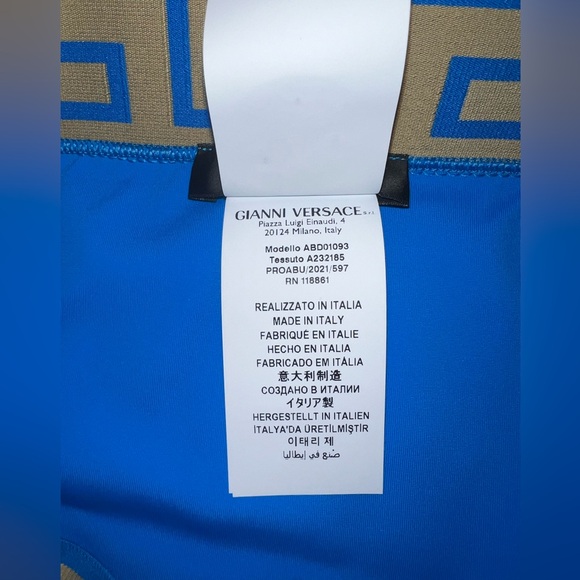 Versace Greca Border Bikini Top & Bottom - Picture 5 of 10